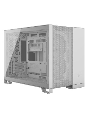 Carcasă CORSAIR 2500D Airflow, Micro-ATX, Dual Chamber, White