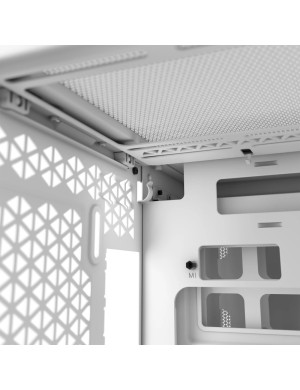Carcasă CORSAIR 2500D Airflow, Micro-ATX, Dual Chamber, White