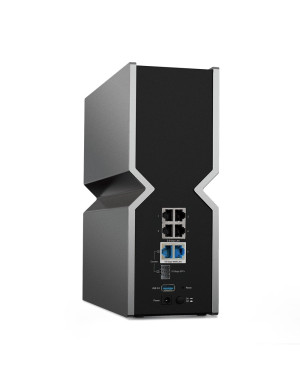 TP-Link Archer BE800 router wireless Multi-Gigabit Ethernet Tri-band (2.4 GHz / 5 GHz / 6 GHz) Negru, Din oţel inoxidabil