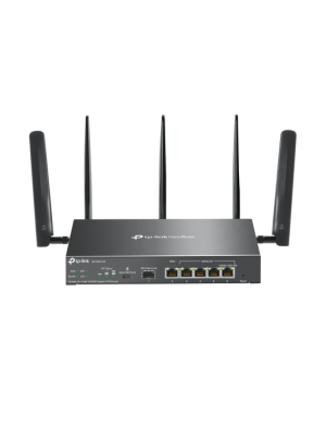 Router VPN Wireless TP-LINK ER706W-4G, AX3000, Multi-WAN, 4G+ Cat6, Omada Mesh, Wi-Fi 6, Black