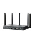 Router VPN Wireless TP-LINK ER706W-4G, AX3000, Multi-WAN, 4G+ Cat6, Omada Mesh, Wi-Fi 6, Black