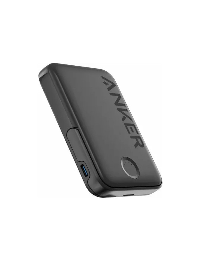 PowerBank ANKER 322 MagGo A1618G11, 500 mAh, 7.5 W, pentru iPhone 12/13/14, USB-C, Black