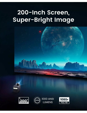 Videoproiector ANKER Nebula Mars 3 D2333211, 1000lm Full HD, Black