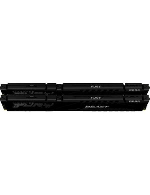 Kit Memorie Kingston Fury Beast Black Intel XMP 3.0 KF560C30BBK2-32, 32GB, DDR5-6000MHz, CL30, Dual Channel