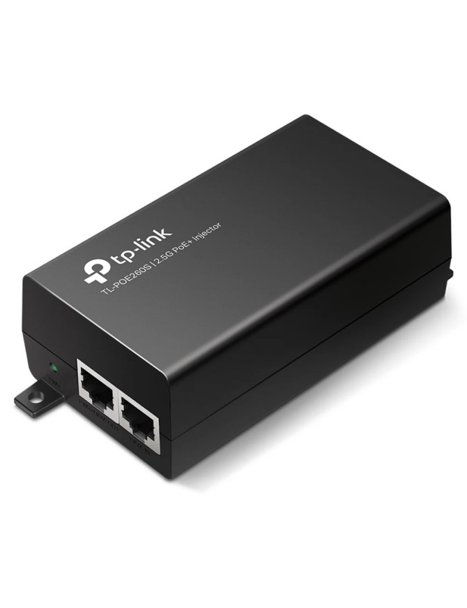 Injector PoE+ Omada by TP-Link TL-POE260S, Injector PoE+, 2 x RJ45 2.5G, 30W, Black