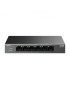 Switch TP-LINK LS106LP, 6 porturi (4 PoE+), Black