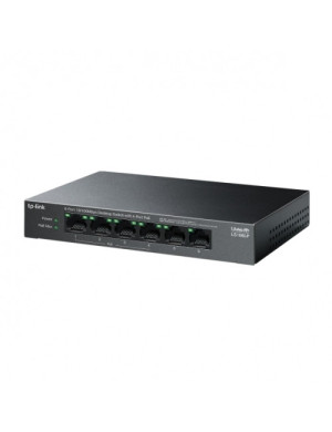 Switch TP-LINK LS106LP, 6 porturi (4 PoE+), Black