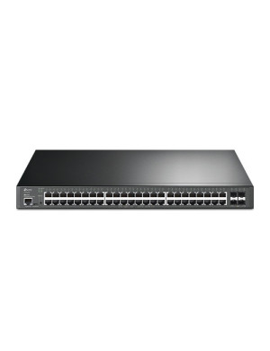 Switch TP-LINK Gigabit TL-SG3452XP, 48 porturi, PoE+, Black