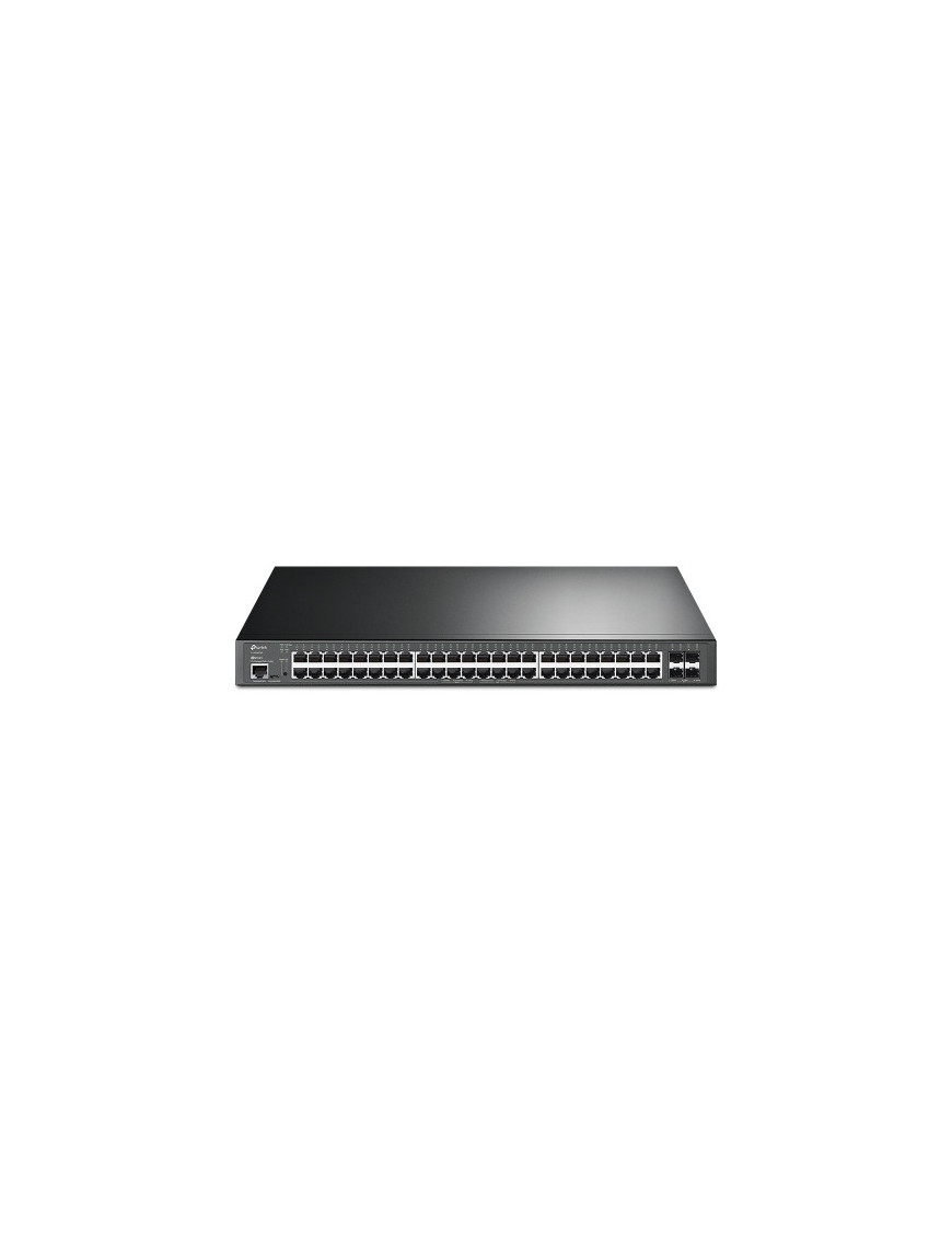 Switch TP-LINK Gigabit TL-SG3452XP, 48 porturi, PoE+, Black