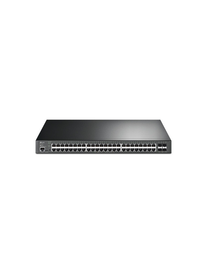 Switch TP-LINK Gigabit TL-SG3452XP, 48 porturi, PoE+, Black