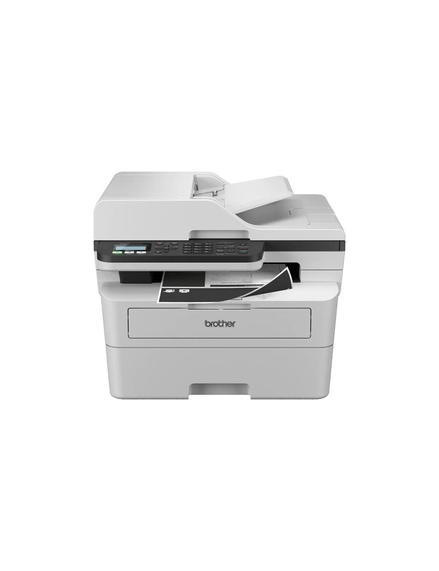 Multifuncțional Laser BROTHER MFC-B7800DN, Monocrom A4, Duplex, Retea, Fax, Gri