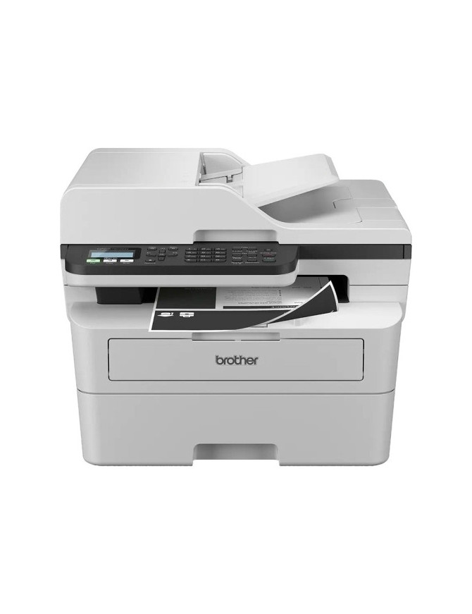 Multifuncțional Laser BROTHER MFC-B7800DN, Monocrom A4, Duplex, Retea, Fax, Gri