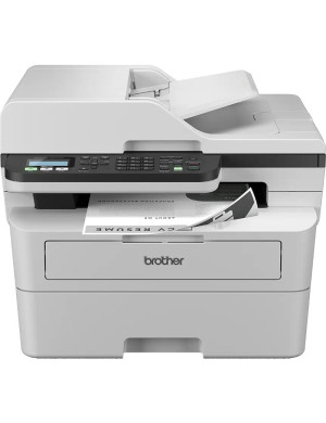 Multifuncțional Laser BROTHER MFC-B7810DW, Monocrom, A4, Duplex, Wi-Fi, Fax, Negru/Alb
