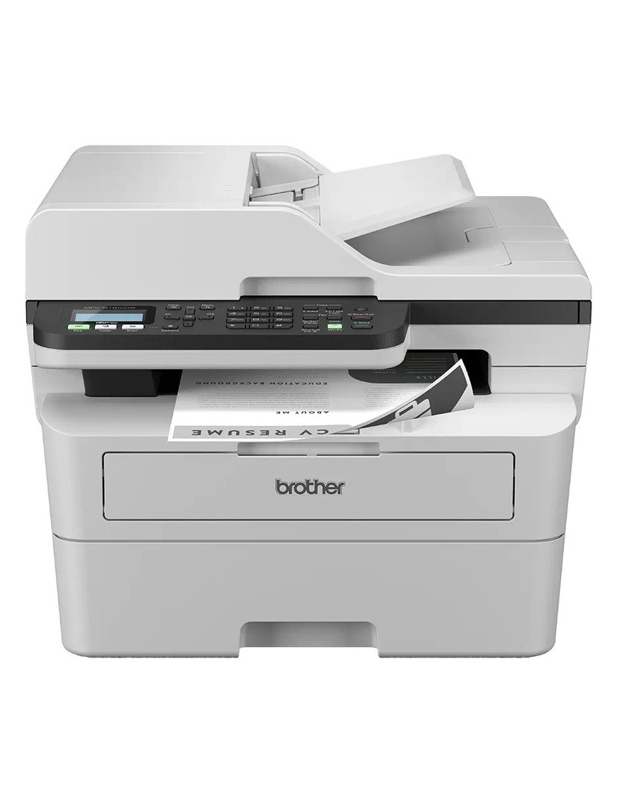 Multifuncțional Laser BROTHER MFC-B7810DW, Monocrom, A4, Duplex, Wi-Fi, Fax, Negru/Alb