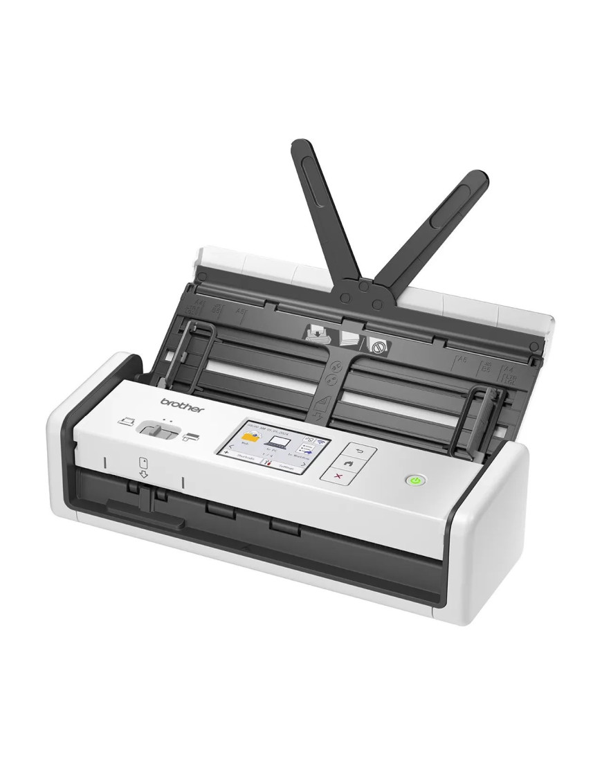 Scanner BROTHER ADS-1800W, Duplex, Wi-Fi, Ecran LCD, Alb/Negru