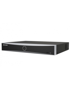 NVR HIKVISION AcuSense DS-7604NXI-K1/4P(D), 4 canale, 12 MP, 40 Mbps, functii smart, PoE, Negru