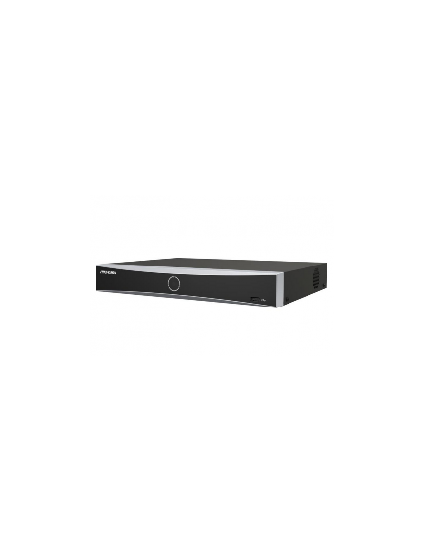 NVR HIKVISION AcuSense DS-7604NXI-K1/4P(D), 4 canale, 12 MP, 40 Mbps, functii smart, PoE, Negru