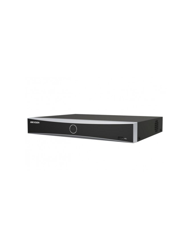 NVR HIKVISION AcuSense DS-7604NXI-K1/4P(D), 4 canale, 12 MP, 40 Mbps, functii smart, PoE, Negru