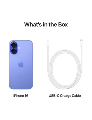 Telefon APPLE iPhone 16, 128GB, 8GB RAM, 5G, Ultramarine