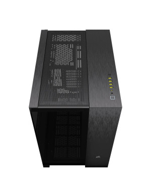 Carcasă CORSAIR 6500X, Mid-Tower, E-ATX, Dual-Chamber, Black/Obsidian Aluminum