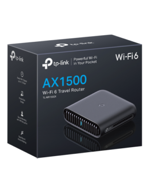 Router portabil Wireless TP-LINK TL-WR1502X AX1500 Wi-fi 6 dual-band, Black