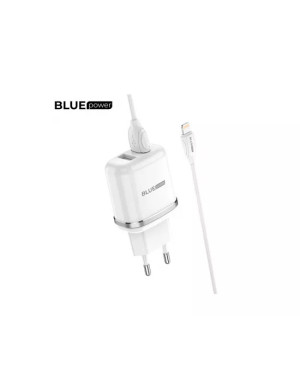Incarcator retea BLUE POWER BLBA25A, 12W, 2.4A + cablu USB - Lightning, alb
