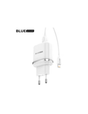 Incarcator retea BLUE POWER BLBA25A, 12W, 2.4A + cablu USB - Lightning, alb