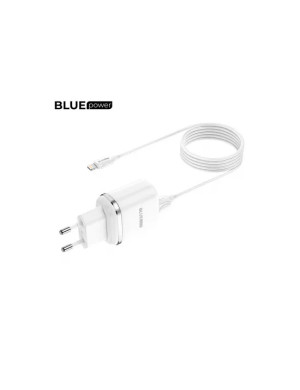 Incarcator retea BLUE POWER BLBA25A, 12W, 2.4A + cablu USB - Lightning, alb