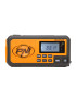 Radio portabil PNI-DYN300, cu dinam, incarcare solara, lanterna, powerbank 4000 mAh, SOS, IPX3, orange, kit Blackout
