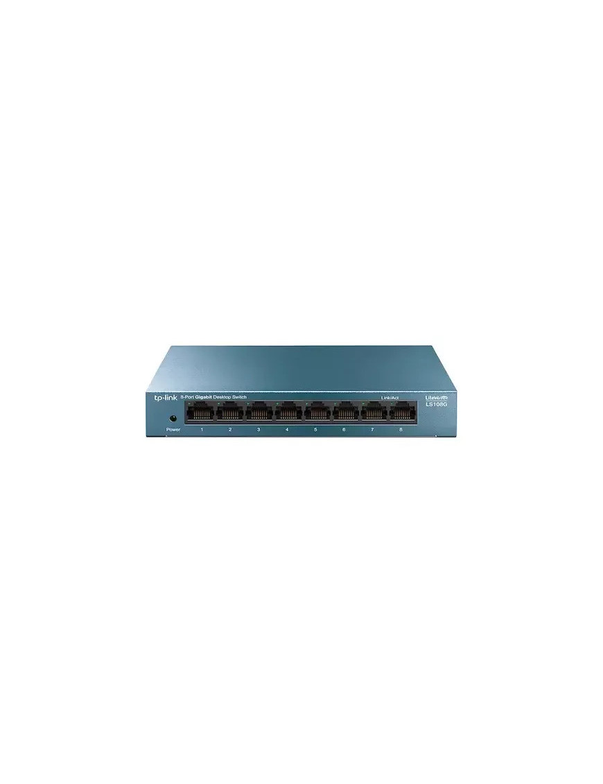 Switch TP-Link Desktop cu 8 porturi 10/100/1000Mbps, LS108G