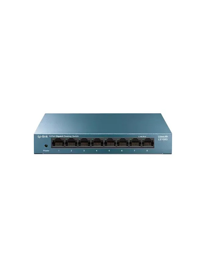 Switch TP-Link Desktop cu 8 porturi 10/100/1000Mbps, LS108G
