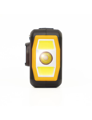 Radio portabil PNI-DYN300, cu dinam, incarcare solara, lanterna, powerbank 4000 mAh, SOS, IPX3, orange, kit Blackout