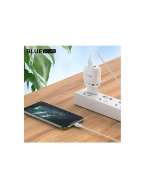 Incarcator retea BLUE POWER BLBA25A, 12W, 2.4A + cablu USB - Lightning, alb