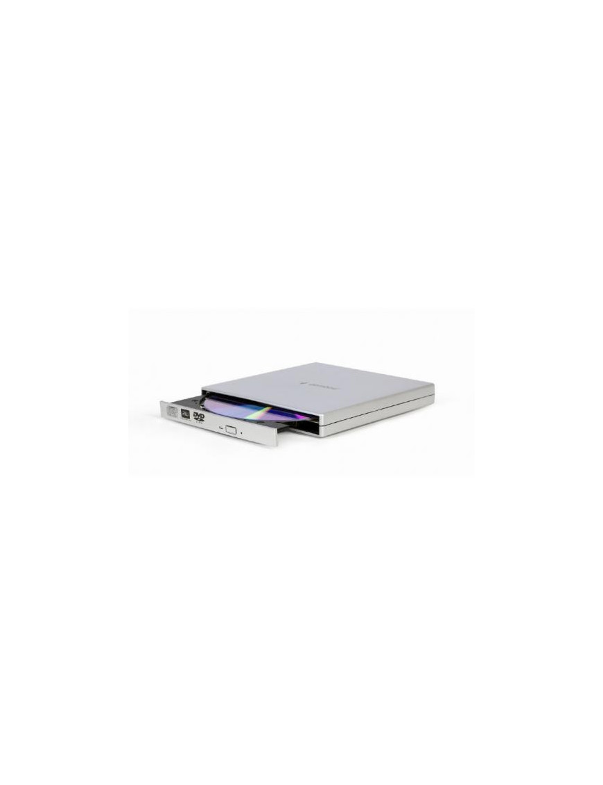 Unitate Optica Externa Gembird DVD-USB-02-SV, USB 2.0, Silver