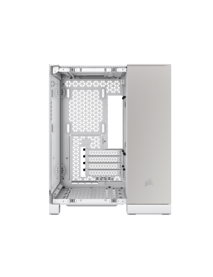 Carcasă CORSAIR 2500X, Micro-ATX, Dual Chamber, Tempered Glass, White/Satin Gray