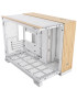Carcasă CORSAIR 2500X, Micro-ATX, Dual Chamber, Tempered Glass, Bamboo White