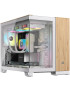 Carcasă CORSAIR 2500X, Micro-ATX, Dual Chamber, Tempered Glass, Bamboo White