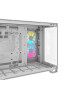 Carcasă CORSAIR iCUE Link 2500X RGB, Micro-ATX, Dual Chamber, White