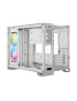 Carcasă CORSAIR iCUE Link 2500X RGB, Micro-ATX, Dual Chamber, White