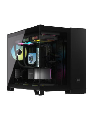 Carcasă CORSAIR iCUE Link 2500X RGB, Micro-ATX, Dual Chamber, Black