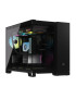 Carcasă CORSAIR iCUE Link 2500X RGB, Micro-ATX, Dual Chamber, Black