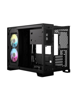 Carcasă CORSAIR iCUE Link 2500X RGB, Micro-ATX, Dual Chamber, Black