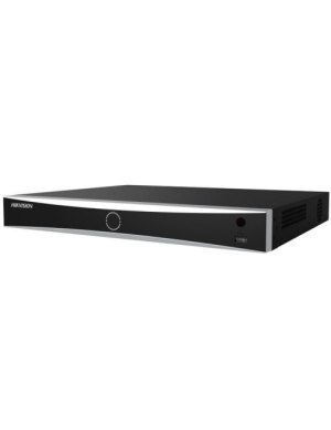 NVR HIKVISION AcuSense IPDS-7632NXI-K2(D), 32 canale, 8 MP, 256 Mbps, 2x SATA, 2x USB, Negru