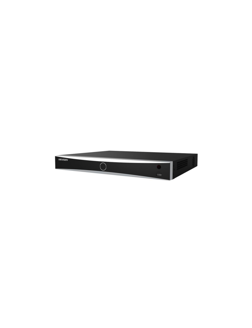 NVR HIKVISION AcuSense IPDS-7632NXI-K2(D), 32 canale, 8 MP, 256 Mbps, 2x SATA, 2x USB, Negru