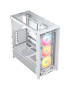Carcasă CORSAIR 4000D RS ARGB, Mid Tower, E-ATX, RGB, Tempered Glass, White