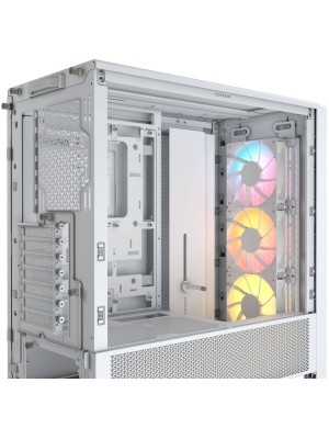 Carcasă CORSAIR 4000D RS ARGB, Mid Tower, E-ATX, RGB, Tempered Glass, White