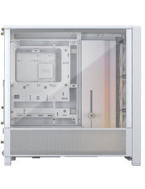 Carcasă CORSAIR 4000D RS ARGB, Mid Tower, E-ATX, RGB, Tempered Glass, White