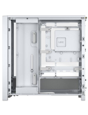 Carcasă CORSAIR 4000D RS ARGB, Mid Tower, E-ATX, RGB, Tempered Glass, White