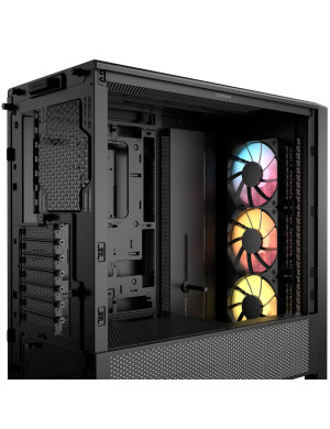 Carcasă CORSAIR 4000D RS ARGB, Mid Tower, E-ATX, RGB, Tempered Glass, Black
