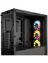 Carcasă CORSAIR 4000D RS ARGB, Mid Tower, E-ATX, RGB, Tempered Glass, Black